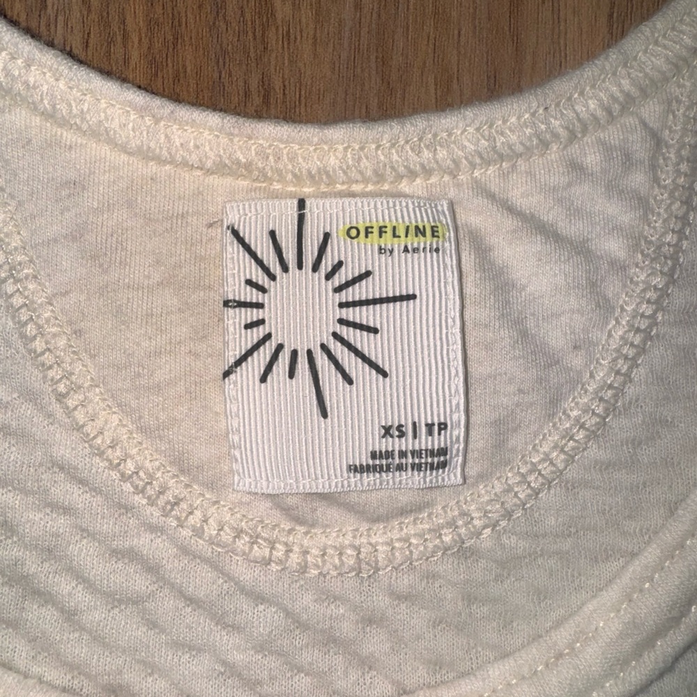 Offline by Aerie Cream Sports Set - Picture 3 of 5